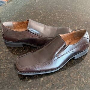 Joseph Abboud Dark Brown Men's Loafers